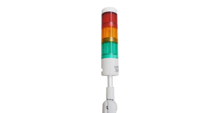 Alarm with Three Color Warning Light