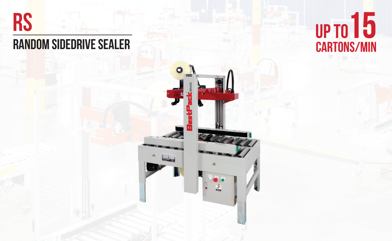 RS Random Sidedrive Carton Sealer