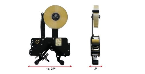 Narrow Width & Short Length Footprint